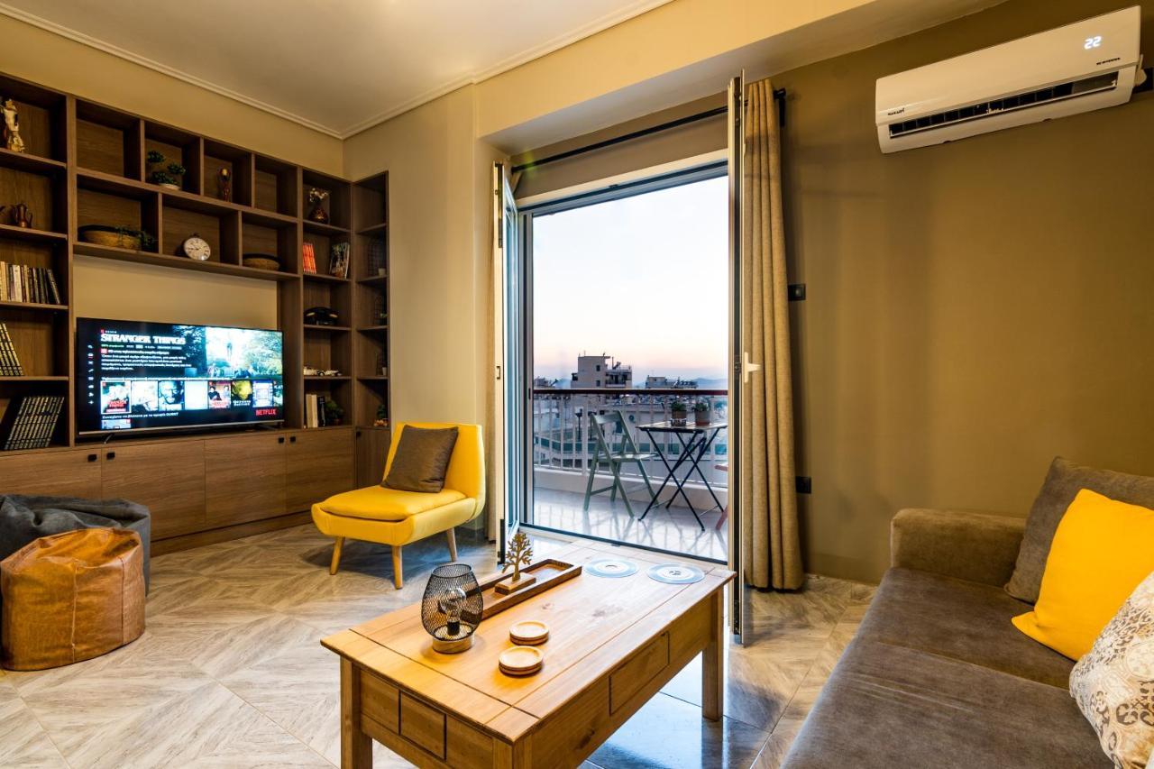 Vintage Apartment In Athens-Zografou Eksteriør billede