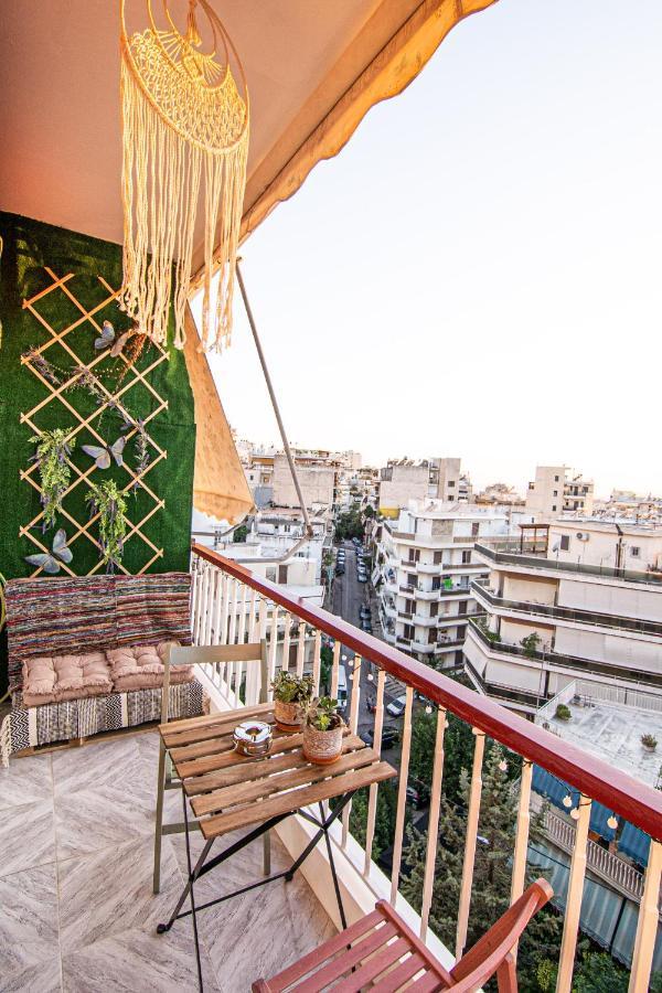Vintage Apartment In Athens-Zografou Eksteriør billede