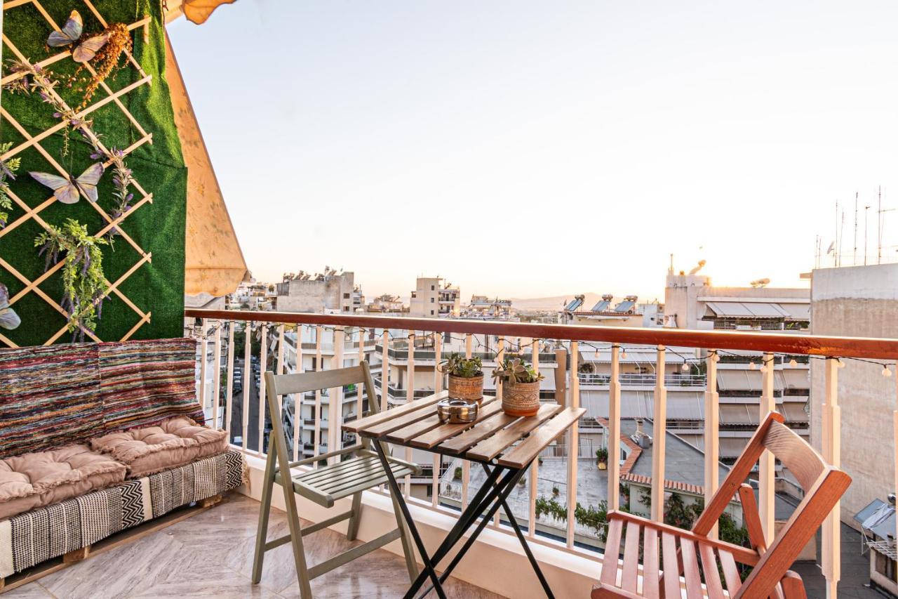 Vintage Apartment In Athens-Zografou Eksteriør billede